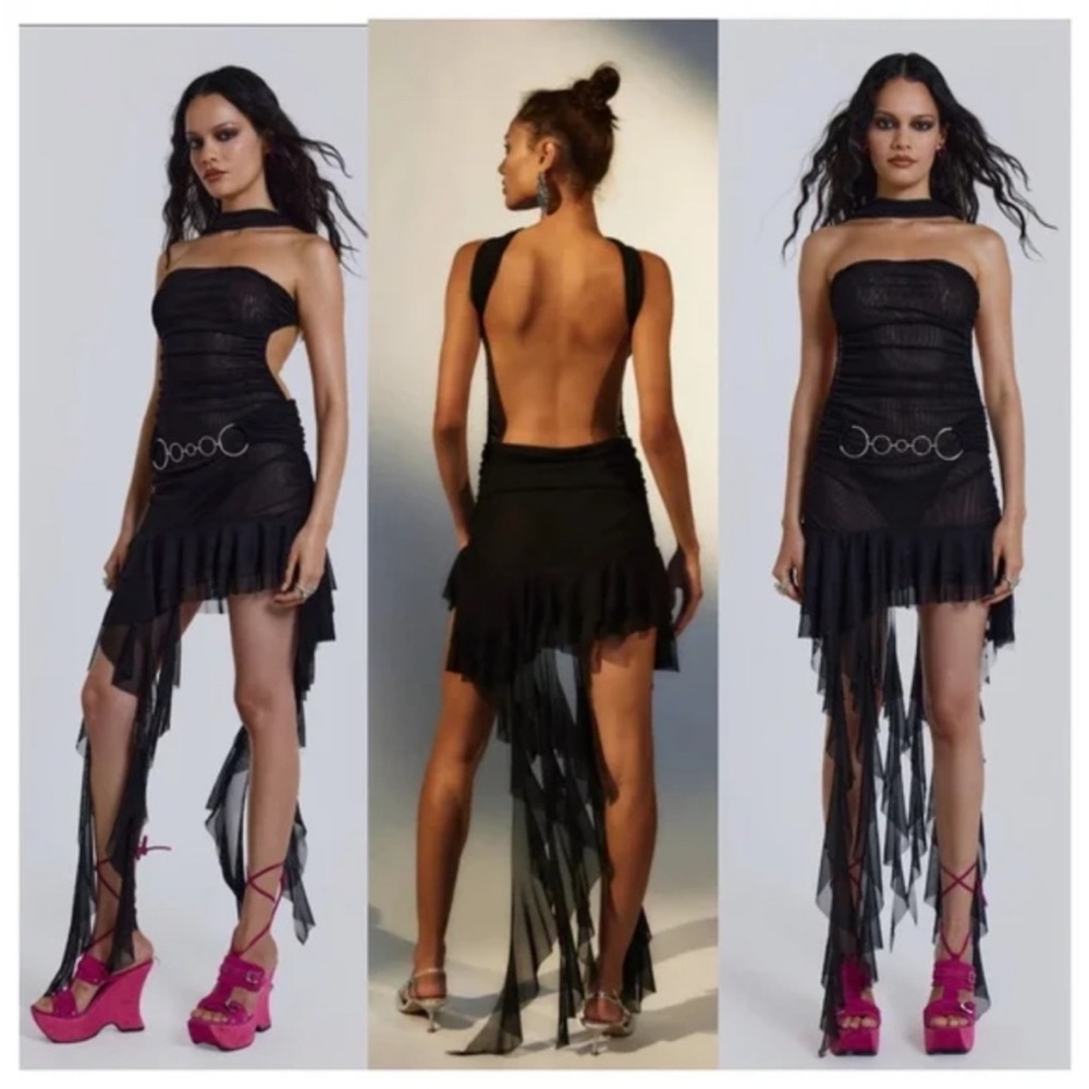 Jaded London Obsidian mini dress